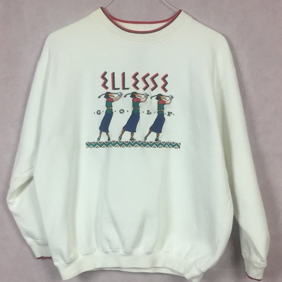 Ellesse Other - Ellesse Golf Crewneck Sweater Embroided Size Med